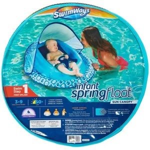 SwimWays Infant Baby Spring Float Pool Swim Summer 3-9 Months